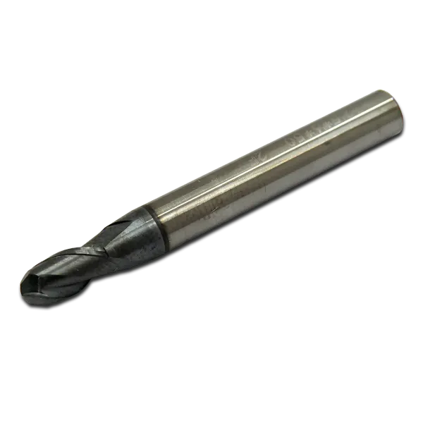 Фреза сферична твердосплавна R2,5 L50/10 d6 Z2 HRC55 TiAlN nano